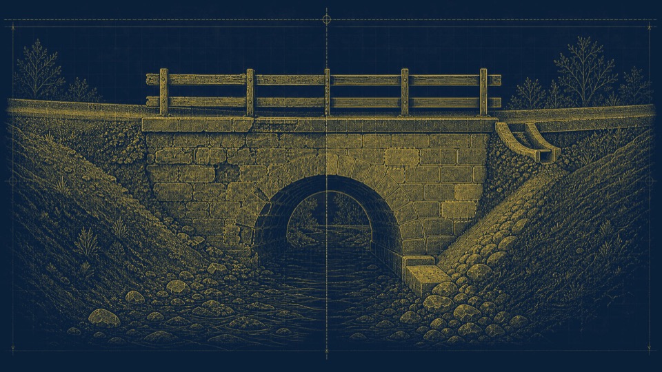 Ilustración conceptual de inspección y rehabilitación